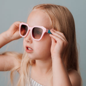 Techno Sunglasses (Pink/Mint)
