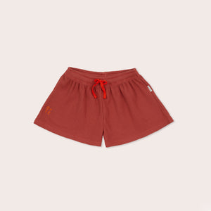 Rust Waffle Wide Fit Short