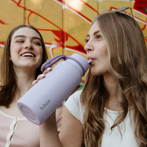 Insulated Flip Top Drink Bottle 1L (Lilac Love)