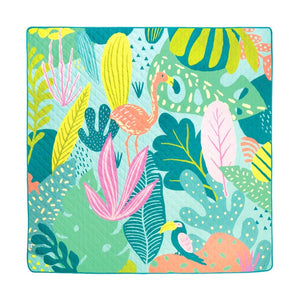 Flamingo-A-Go-Go Waterproof Playmat