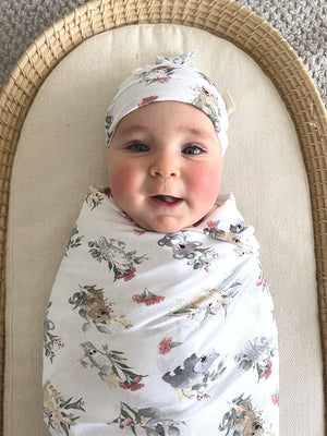 Xmas Wrap & Beanie Set