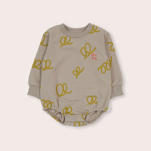 Mini Pretzels Sweater Romper