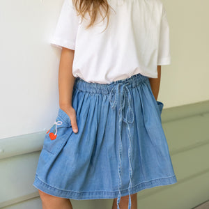Laura Skirt - Chambray