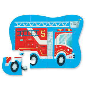 Mini Puzzle 12 Piece - Fire Truck