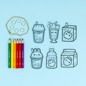 Shrinkorama -Charm Bracelet Kawaii Drinks