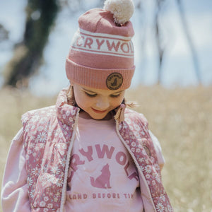 Alpine Beanie (Rosewood)