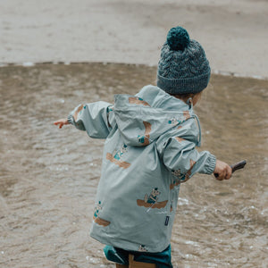 Pom Pom Beanie (Forest Speckle)