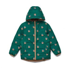 Reversible Eco Puffer (Tan Wolf)