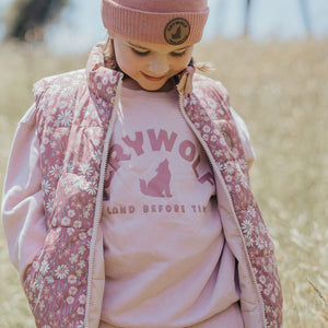 Reversible Vest (Rosewood Floral)