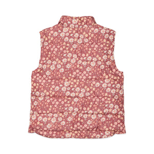 Reversible Vest (Rosewood Floral)