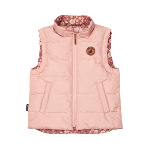 Reversible Vest (Rosewood Floral)