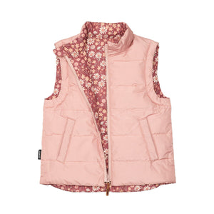 Reversible Vest (Rosewood Floral)