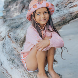 Long Sleeve Rash Vest (Pink)