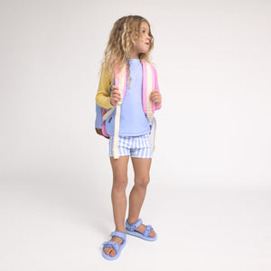 Swim Short (Sky Blue Stripe)