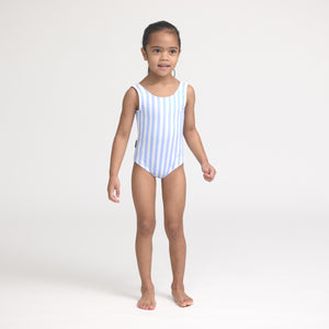 Swimsuit (Sky Blue Stripe)