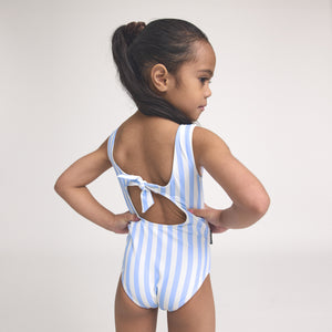 Swimsuit (Sky Blue Stripe)