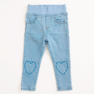 Heart Knee Stretch Jeggings