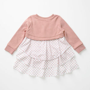 Dot Swing Back Jumper (Rose)