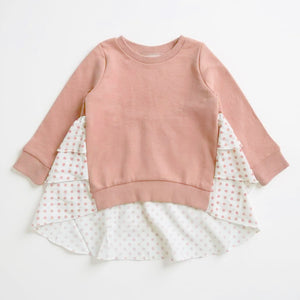 Dot Swing Back Jumper (Rose)