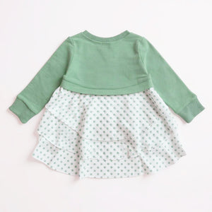 Dot Swing Back Jumper (Sage)
