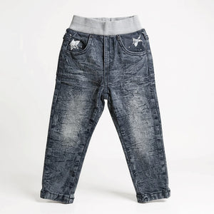 Distressed Star Jeans (Black)