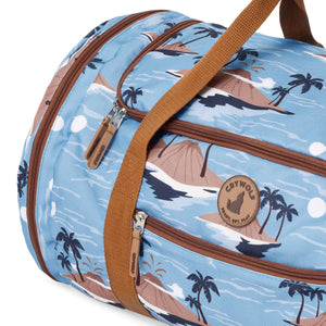 PACKABLE DUFFEL - Blue Lost Island