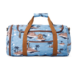 PACKABLE DUFFEL - Blue Lost Island