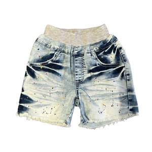 Paint Splatter Unisex Denim Shorts