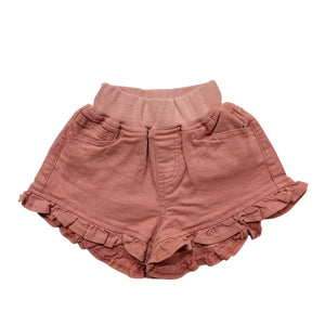 Frill Denim Shorts