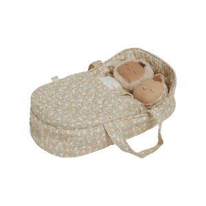 Dinkum Dolls Quilted Carry Cot - Garden Floral