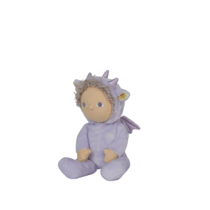 Dinky Dinkum Doll Duffy Dragon - Lavender