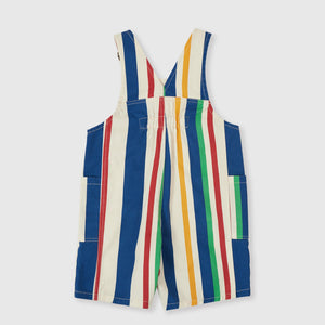 90`s Bold Stripe James Denim Pocket Overalls