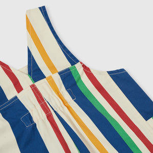 90`s Bold Stripe James Denim Pocket Overalls