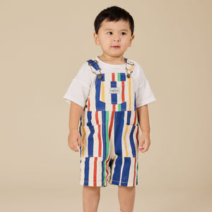 90`s Bold Stripe James Denim Pocket Overalls