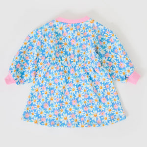 Leah Long Sleeve Dress (Seaside Daisy)