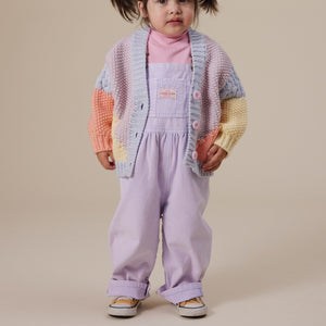 Austin Vintage Washed Denim Overalls (Mauve)