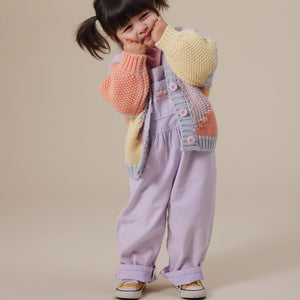 Austin Vintage Washed Denim Overalls (Mauve)