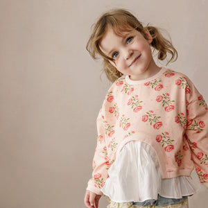 Rose Frill Swing Jumper