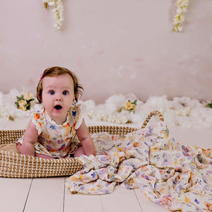 Butterfly Blooms Bodysuit Dress