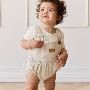 Pax Playsuit (Sandy Brown/Cloud Stripe)