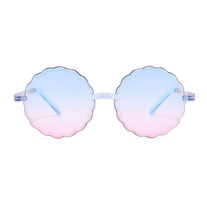Scallop Sunglasses (Pink/Blue)