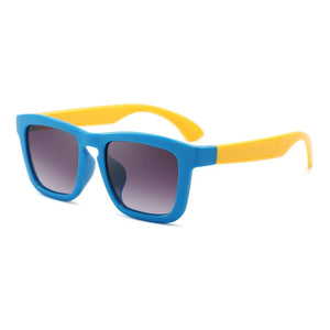 Retro Sunglasses (Blue/Yellow)