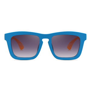 Retro Sunglasses (Blue/Yellow)