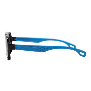 Miami Dude Sunglasses (Black/Blue)