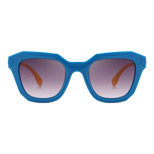 Techno Sunglasses (Blue/Yellow)
