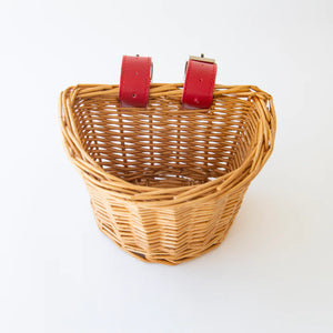 Bike & Scooter Wicker Basket - Red