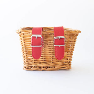 Bike & Scooter Wicker Basket - Red