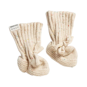 Knitted Baby Booties (Confetti)