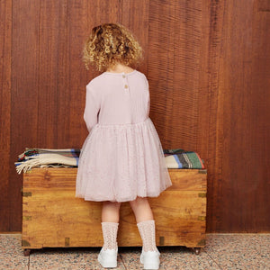 Lilac Waffle Tutu Dress