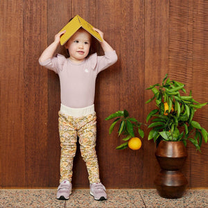 Lilac Waffle Flutter Top